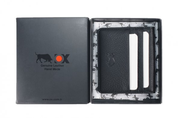 OX Tuscans Deri Cüzdan Siyah - Resim 8