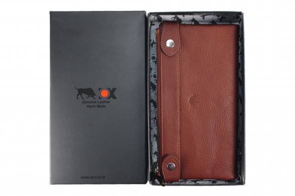 OX Armani Deri Cüzdan Taba - Resim 5