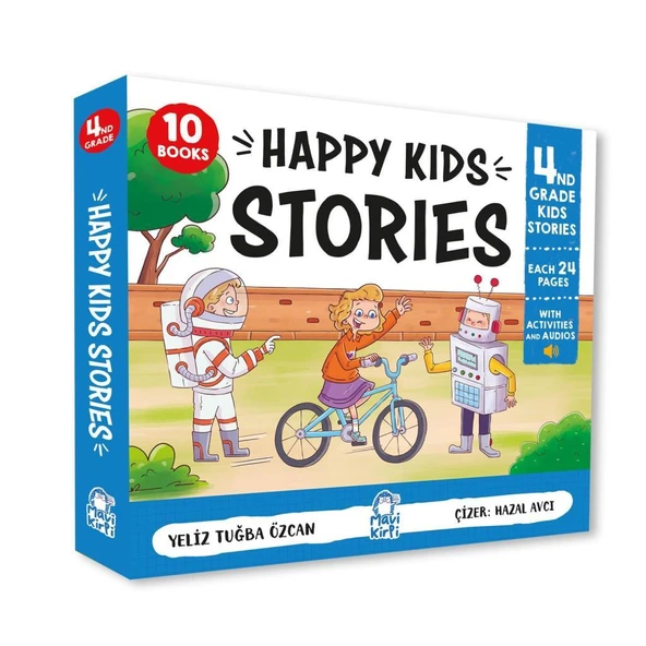 Mavi Kirpi 4. Sınıf İngilizce Hikayeler 10 Kitap (Nina And Nicks Stories 4) ürün görseli 1
