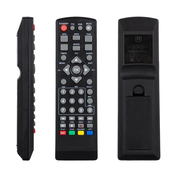 Ayt Globex GLB-8800 Mini HD Millenium Mini Uydu Alıcı Kumandası Uzaktan Kumanda ürün görseli 1