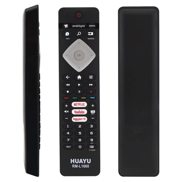 Ayt Philips RM-L1660 Netflix Youtube Rakuten Tv Tuşlu Tv Kumanda Uzaktan Kumanda ürün görseli 1