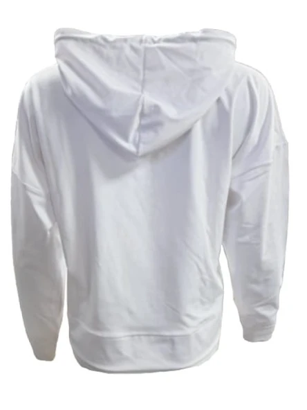 Nike 0734 Kadın Kapişonlu Crop Dalgıç Sweatshirt - Resim 6