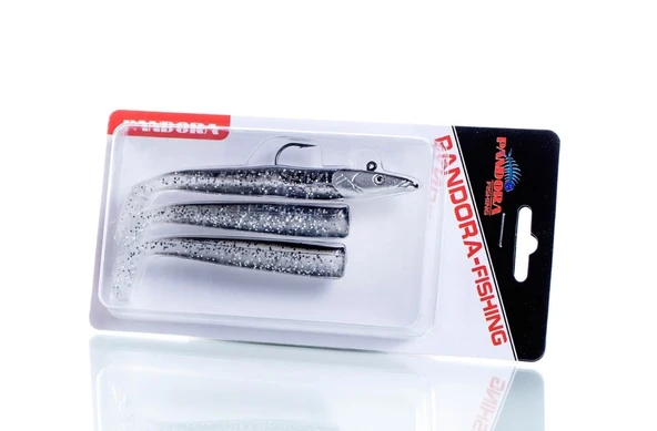 Pandora Silikon Balık Sandeel Black/silver Body ürün görseli 1