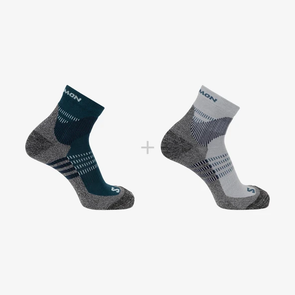 Salomon X Ultra Access Quarter 2 Pack 2 Parça-Adet Unisex Çorap ürün görseli 1