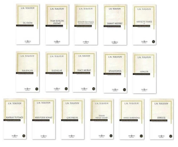 iş Bankası Lev Nikolayeviç Tolstoy 16 Kitap Set ürün görseli 1
