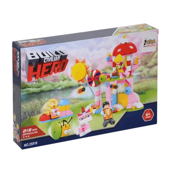 Asya Bricks Build Civilian Hero 218 Parça No: 25516 ürün görseli 1