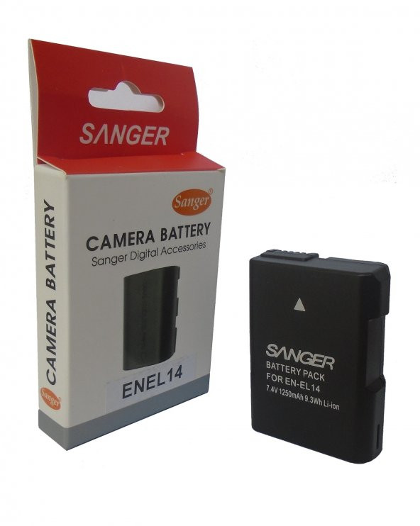SANGER Sanger EN-EL14, Nikon D5500 Fotoğraf Makinesi Bataryası ürün görseli 1