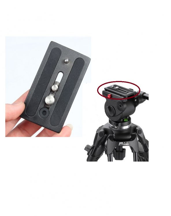 OEM JY0506HP, Jieyang JY508A Tripod İçin Yedek Plate ürün görseli 1