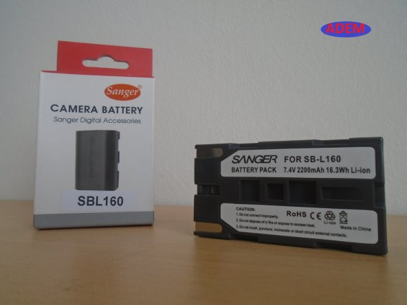 SANGER SAMSUNG SB-L160 Kamera Bataryası, Pil ürün görseli 1