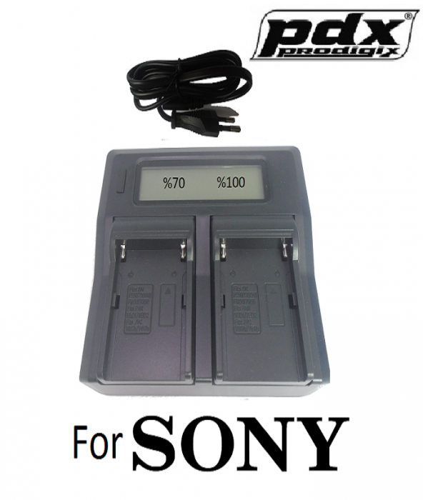 DP SONY MC2500 BATARYA ÇİFTLİ ŞARJ CİHAZI, Şarj Aleti ürün görseli 1