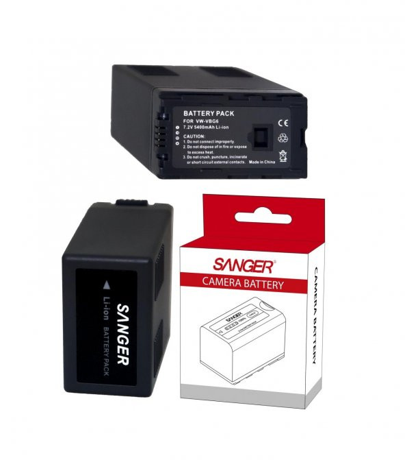 SANGER VBG6, Panasonic HMC71, HMC,72, HMC81 Kamera Bataryası ürün görseli 1