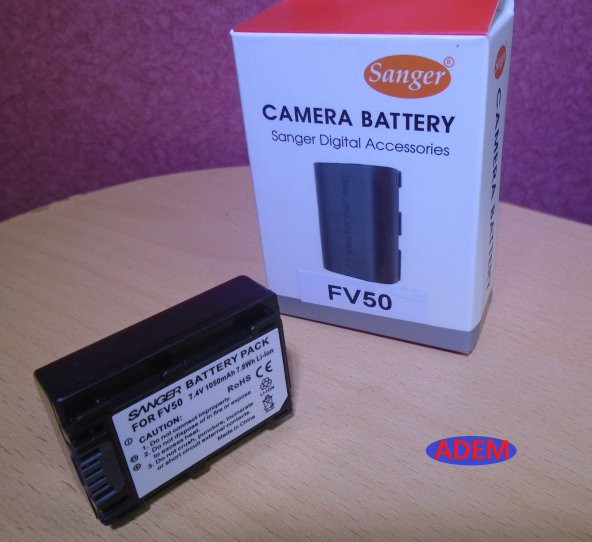 OEM HDRTG7VE, HDR-TG7VE, FV50 Batarya ürün görseli 1