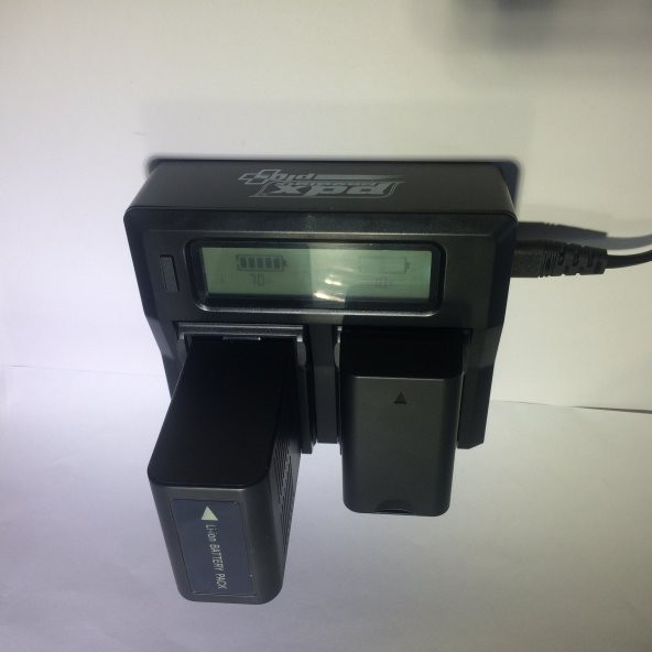 PDX PANASONİC AC8 ŞARJ ALETİ MDH2 ÇİFTLİ ŞARJ İKİLİ ŞARJ ALETİ ürün görseli 1