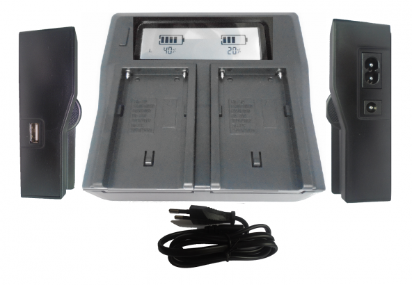 DP Sony Mc2500 Kamera için İkili Dijital Şarj Cihazı ürün görseli 1