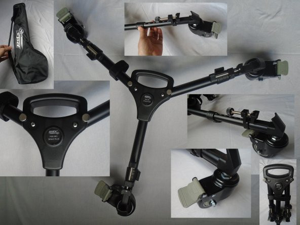 PDX Slik 506QF Tripod İçin PDX-901 Tripod Tekeri, Dolly ürün görseli 1