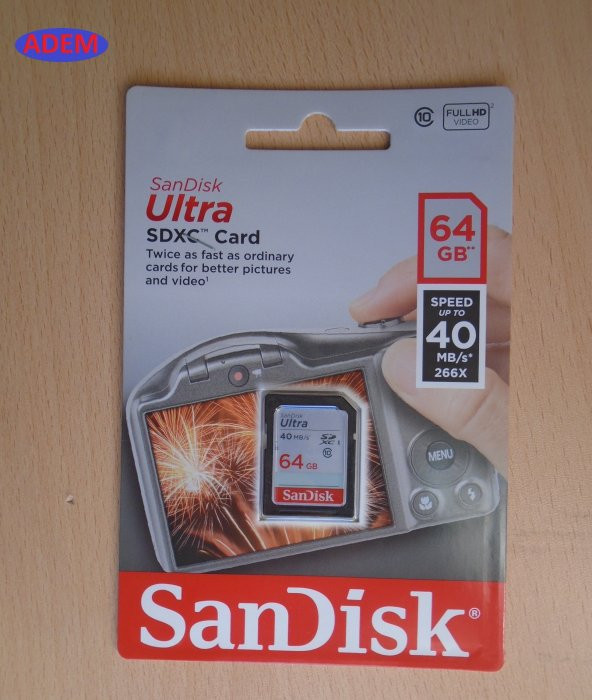 SanDisk SANDİSK 64GB 48x Hafıza Kartı ürün görseli 1