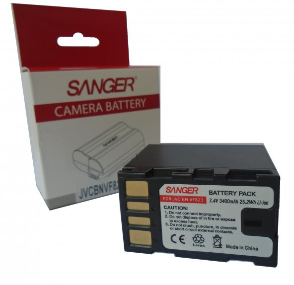 SANGER JVC GY-HM70E Kamera Bataryası, Pil BN-VF823 Batarya ürün görseli 1