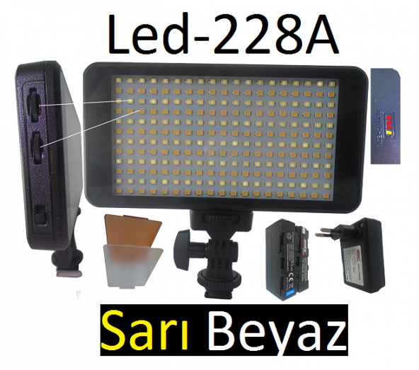 PDX Kamera İçin LED-228A KAMERA IŞIĞI ürün görseli 1