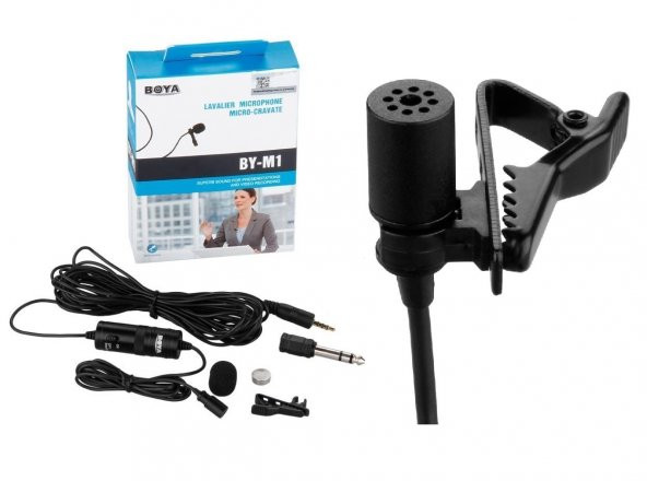 BOYA BY-M1 I Phone için Mikrofon, I Phone 6 İçin İdeal Mikrofon ürün görseli 1