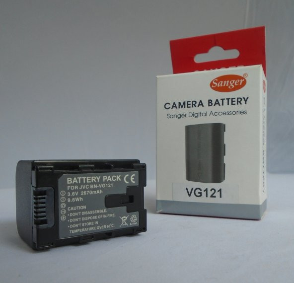 SANGER BN-VG121 JVC Kamera Bataryası ürün görseli 1