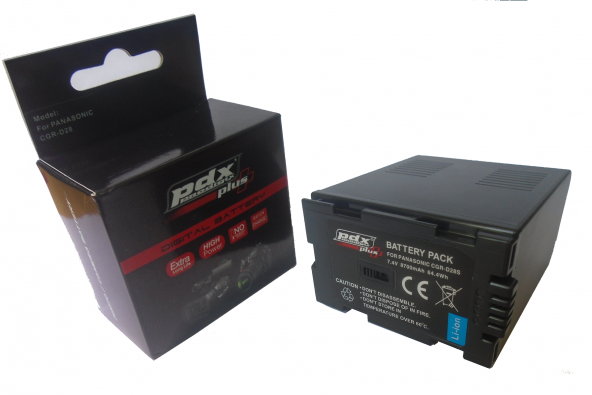 PDX 8700 mAh Panasonic MDH2 Kamera batarya, Panasonic Ac8 batarya, Pi ürün görseli 1