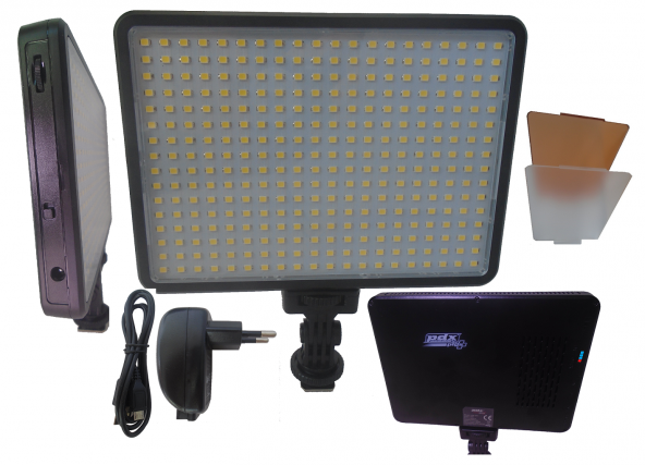 PDX 320 led Profesyonel Kamera Tepe Lambası, Led-320 Videolight ürün görseli 1