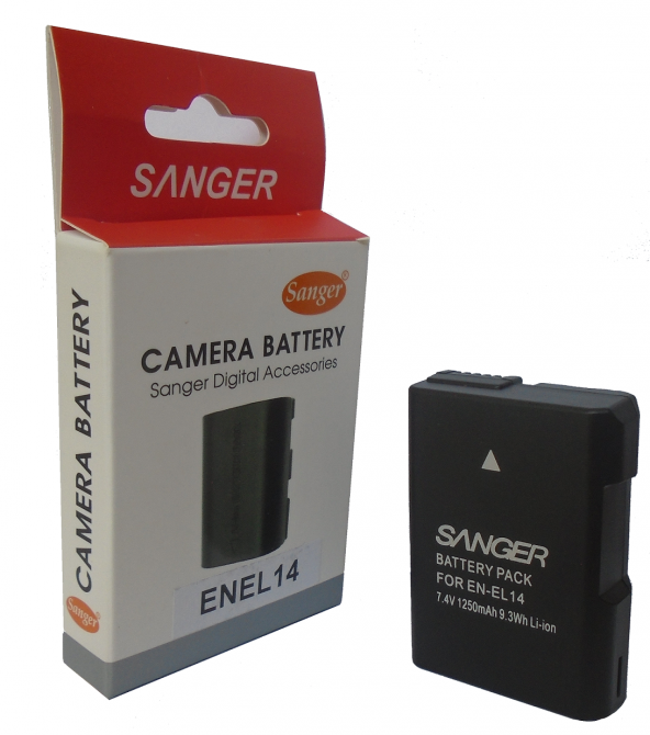 SANGER Nikon En-El14 Batarya Pil ürün görseli 1