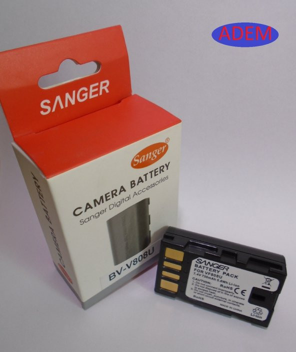 SANGER BN-V808U BATARYA, JVC BN-V808U BATTTERY ürün görseli 1