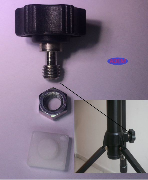 SLIK SLİK 506QF Tripod Orta Kanat Sıkma Vidaları ürün görseli 1