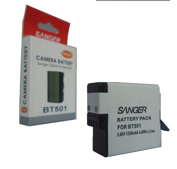 SANGER Sanger BT501 Gopro Hero 5 Bataryası, Hero 6 Bataryası, Hero 7 Bataryası, Pil ürün görseli 1