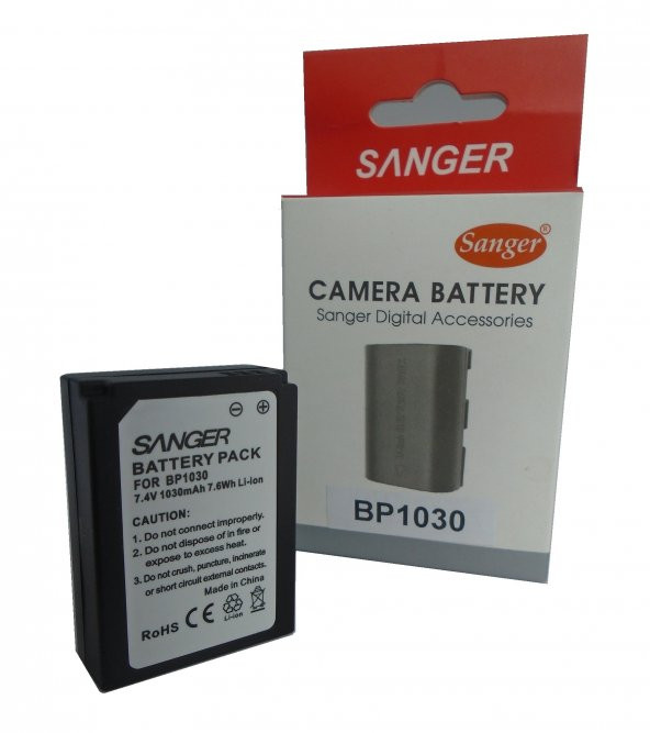 SANGER Sanger BP1030, Samsung Nx200, Nx300, Nx1000, Nx100, Nx2000  Us Bataryası, Pil ürün görseli 1
