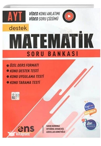 ENS AYT DESTEK MATEMATİK SORU BANKASI ürün görseli 1