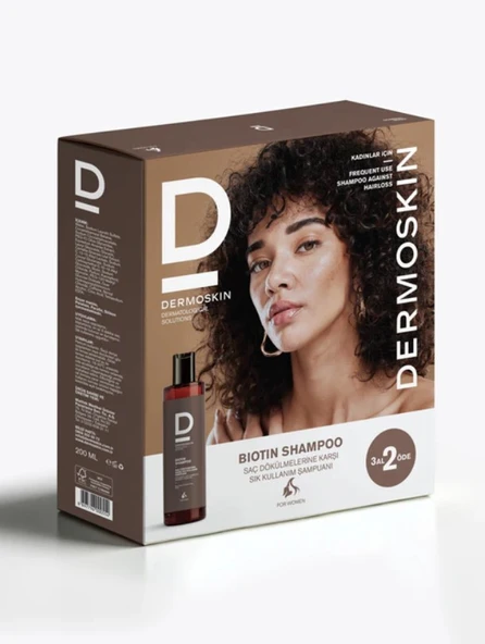 Dermoskin Biotin Şampuan 3 Al 2 Öde Kadın 200 Ml - Resim 3