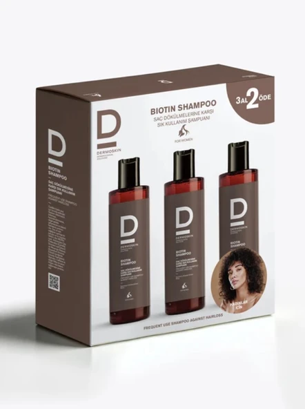 Dermoskin Biotin Şampuan 3 Al 2 Öde Kadın 200 Ml - Resim 4