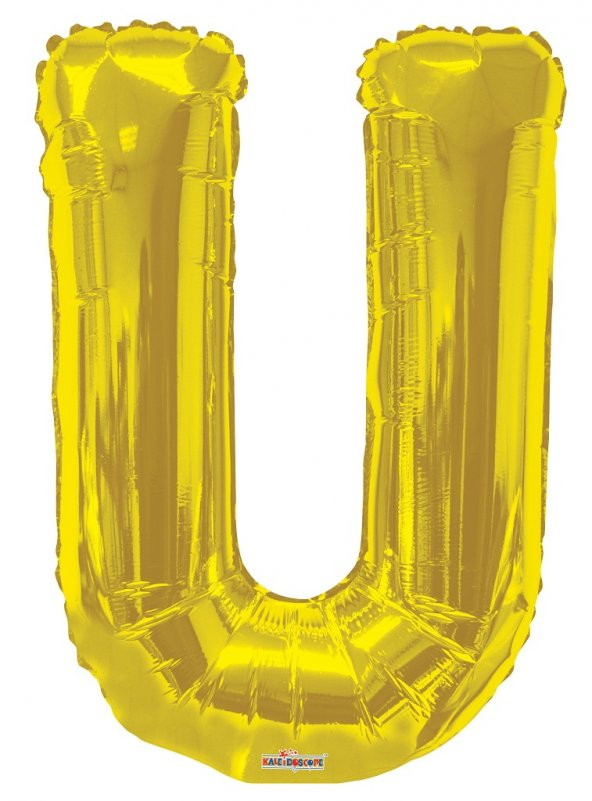 FOLYO BALON HARF U GOLD 34 (86CM) (DÜ 45) - Resim 2