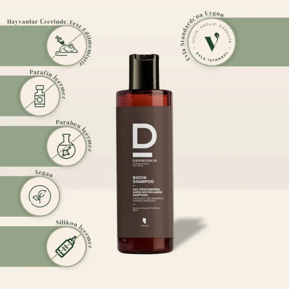 Dermoskin Biotin Şampuan 3 Al 2 Öde Erkek 200 Ml - Resim 2