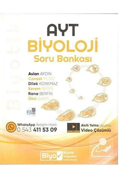 AYT BİYOLOJİ SORU BANKASI BİYOTİK YAYIN ürün görseli 1