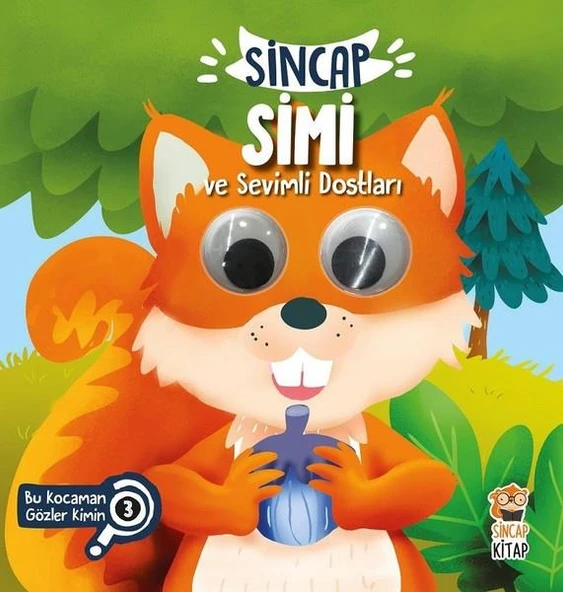 Bu Kocaman Gözler Kimin 3 Sincap Simi ve Sevimli Dostları ASİYE ASLI ASLANER ürün görseli 1