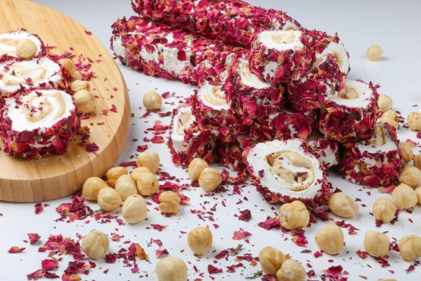 Haluk Aydın Kuruyemiş F.Kremalı Gül Yapraklı Lokum 700 gr ürün görseli 1