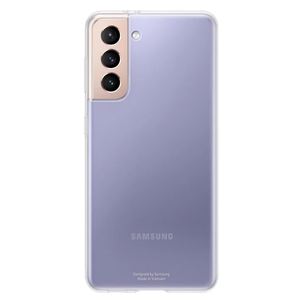 Galaxy S21 Kılıf İnce Esnek Şeffaf Süper Silikon Kılıf ürün görseli 1