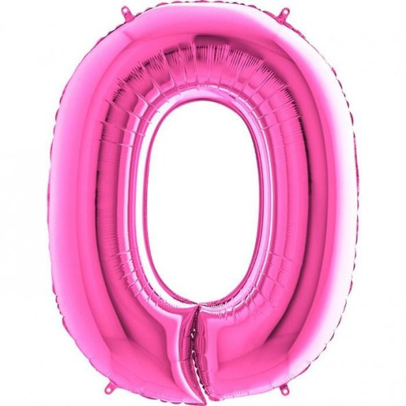 FOLYO BALON RAKAM 0 FUŞYA 100CM (DÜ 50) ürün görseli 1