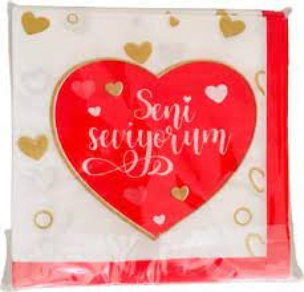 SENİ SEVİYORUM KALPLİ PEÇETE 20Lİ - Resim 2