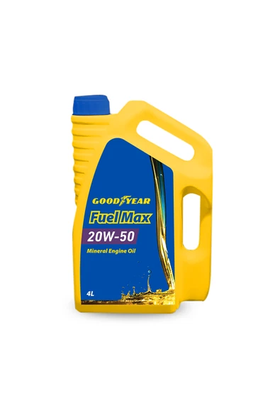 GOODYEAR FUEL MAX 20W50 4 LİTRE MOTOR YAĞI ürün görseli 1