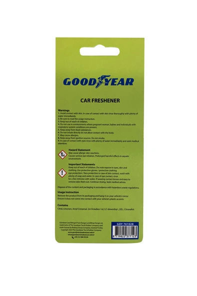 GOODYEAR KARTON OTO KOKUSU - Resim 4