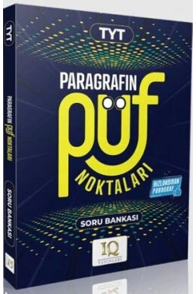 IQ TYT PARAGRAFIN PÜF NOKTALARI SORU BANKASI ürün görseli 1
