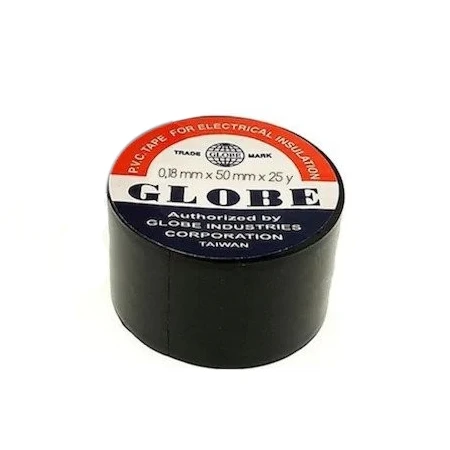 Globe Elektrikçi Kanal Bandı İzole Bant Geniş Siyah 50mm x 25Yrd ürün görseli 1