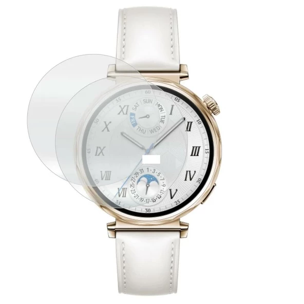 Huawei Watch GT 5 41MM Uyumlu 3 Adet Şeffaf Ultra koruyucu Nano Jelatin ürün görseli 1