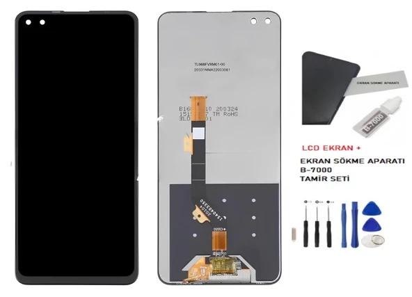 İnfinix Zero 8 Lcd Ekran Dokunmatik  - A -  Kalite + B-7000 ürün görseli 1