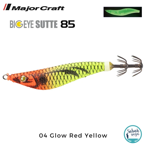 Major Craft Kalamar Zokası BES-85 04 Glow Red Yellow ürün görseli 1