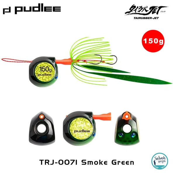 Pudlee Tai Rubber JET Slider 150gr TRJ-0071 Smoke Green ürün görseli 1